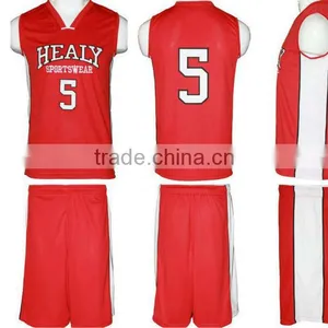 Customized Sublimation Basketball Uniform With Custom Design and Logos thumbnail-1