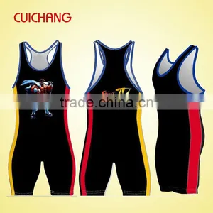 Sublimation Wrestling Singlets for Sale,cheap Wrestling Singlets for Sale thumbnail-1