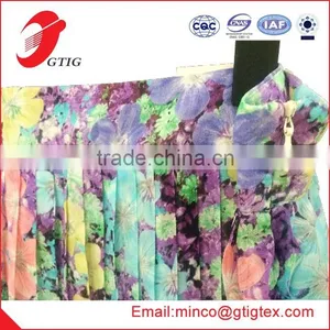 100%POLYESTER DIGITAL PRINT WOMEN'S SKIRT thumbnail-3