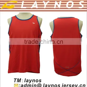 Black Sleeveless Blank Basketball Jersey thumbnail-1