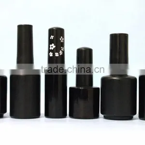 UV Pro Coated Nail Polish Bottle for Gel Polish,Black Premium Coated Glass Bottle Manufacturers thumbnail-2