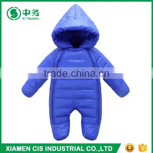 High Quality Baby Winter Clothes Set Cotton Padded Boys and Girl Blank Romper thumbnail-1