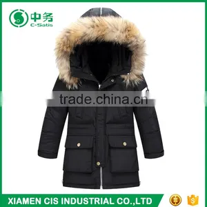 New Style Hooded Thick Warm Korea Fashion Childrens Long Winter Coat thumbnail-6