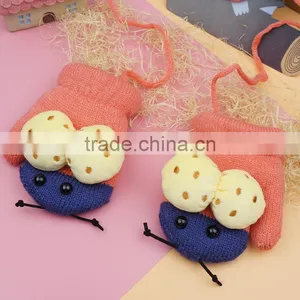 TC13008 Hot Selling Lovely Knitted Animal Pattern Baby Mitten Gloves New Fashion Winter Warm Baby Gloves With String thumbnail-6