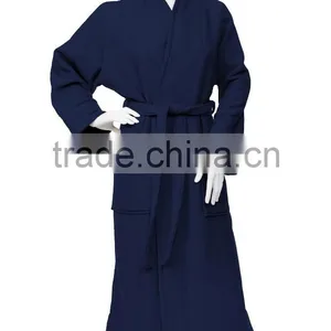 100% Premium Cotton Quick Dry Unisex Waffle Weave Bath Robe thumbnail-6