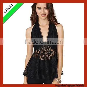 2016 Custom Fashion Women's Clothing / Ladies Sexy Tank Top thumbnail-1