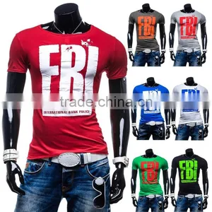 New Style Man Short Sleeve Casual t Shirt , OEM T-shirt Wholesale,Men's Clothing thumbnail-1