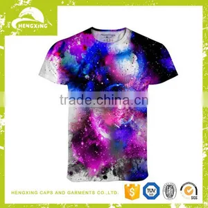Quick-dry Material Custom Design Die Dye Sublimation t Shirts for Man thumbnail-1