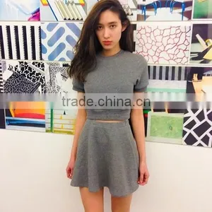 Runwaylover 4916 Sexy Grey A-line Sexy Skirt thumbnail-1
