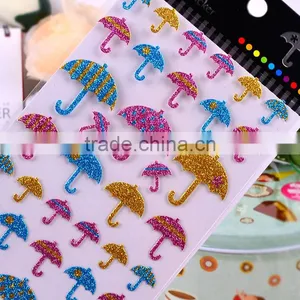 Die-cut Different Shape Sticker Custom Glittle / Pvc Sticker Cheap Children Carton Sticker for Decoration thumbnail-2