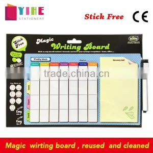 Children Magic Writing Board Cleanable Stick Free Weekly Planner Board With Marking Pen thumbnail-1