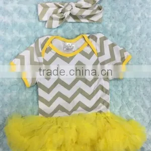 2015 New Baby Cotton Rompers With Tutu Dress Tutu Rompers Long Sleeve Girls Jumpsuits With Matched Headband Set thumbnail-4