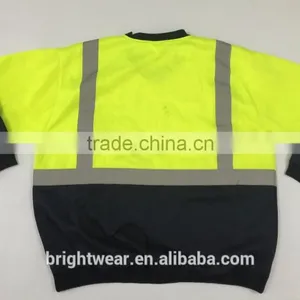 100% Polyester Contrast Safety Sweatshirt With Reflective Tape Meet AS/NZS 1906.4:2010 thumbnail-6