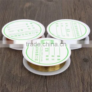 Newest Jewelry Findings 0.3mm Silver Gold Plated Copper Wire Craft Beads Jewelry Making DIY Essential Jewelry Cord thumbnail-3