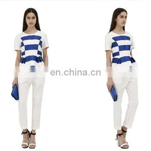 China Supplier Cheap High Qualtity Fashion New Style Women Formal Blouse Designs for Ladies thumbnail-1