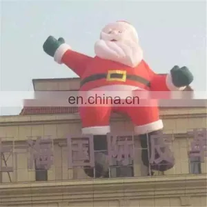 Outdoor Attractive Christmas Inflatable Santa Claus Hanging for Christmas Deciration thumbnail-1
