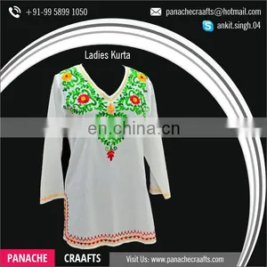 2017 Latest Collection Cotton Tunic Style Women Ladies Kurti thumbnail-2