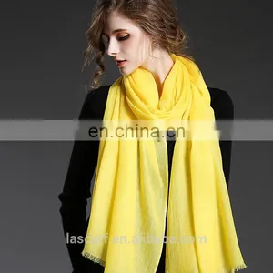 Soild Color Wool Scarf for Women in Winter thumbnail-1