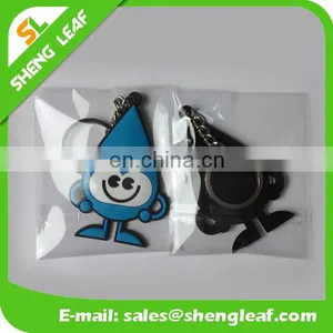 Fashion Promotional Custom Shaped Soft Pvc Rubber Keychain thumbnail-4
