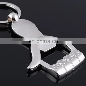 High Quality Stainless Steel Custom Palm Shape Beer Bottle Opener With Keychian thumbnail-1