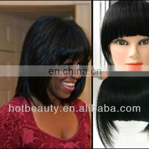 Hot Beauty Human Hair Fringe With Clips, Hair Bang thumbnail-1