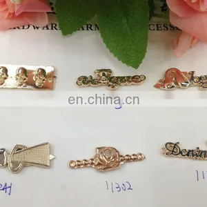 Hot Sell Skull Butterfly Rose Gold Color Metal Garment Accessories Sew on or Pin on or Nail on Clothing Bags or Shoes thumbnail-1