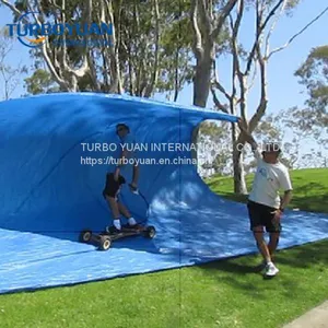 Blue Color Nylon Poly Tarp for Pool Made in China thumbnail-3