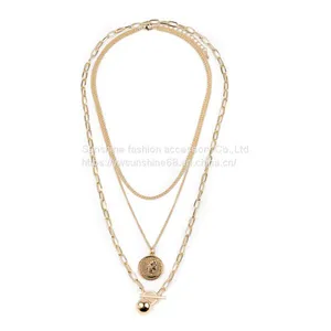 Chain Necklaces N06-22454 ， Pendant Necklaces, Simple Style Chain Necklaces, Fashion Necklaces thumbnail-1