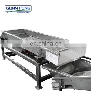 Labor Saving Draining Feeding Fruits and Vegetables Vibrating Screen Machine thumbnail-1