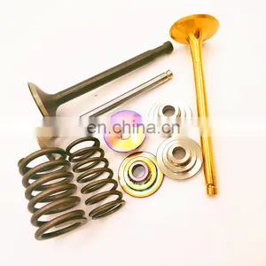 Single Steel Intake Exhaust Engine Valve Springs Retainers Hot Cams 8400009-2 For Kawasaki Suzuki LTZ400 DVX KFX DRZ LTZ 400 thumbnail-6
