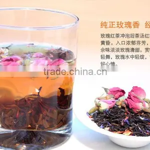Rose Black Tea,Rose and Black Tea Mixed,Rose Flower Tea thumbnail-2
