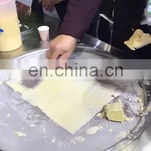 Stainless Steel Single Round Pan Thai Fired Ice Cream Machine thumbnail-1