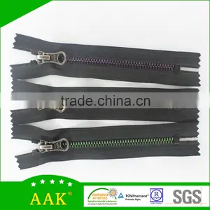 Custom Zipper Pulls 5# Close End Vislon Rainbow Teeth Zipper Quality Choice Most Popular thumbnail-1