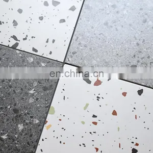 White Terrazzo Tile Antique Kitchen Balcony 300*300 All Porcelain Non-slip Floor Tile thumbnail-4