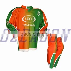 Hot Sale Custom Design Sublimation Hockey Jerseys Matched Ice Hockey Socks Quality Choice thumbnail-3