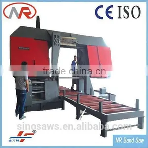 GZ42100 China Double Column Hydraulic Horizontal Band Saw Machine Wood Splitter thumbnail-4