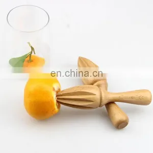 Lemon Squeezer Creative Wooden Manual Juicer, Lemon Orange Juicer Hand Juice Lemon Squeezer thumbnail-1