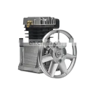 Bison China Wholesale 8Bar 1000Rpm 3.5Hp 2.6Kw Italy Air Compressor Head With Pulley thumbnail-3