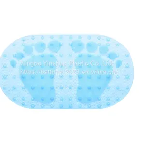 Transparent Popular Bath Mat PVC Material thumbnail-1