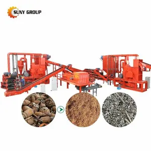 Automatic Motor Rotor Stator Crushing and Separating Line for Scrap Metal Recycling thumbnail-2