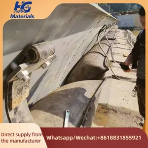 Shield-type Rubber Dam; Airbag-supported Dam, Rubber Airbag Supporting the Shield Plate to Block Water thumbnail-1
