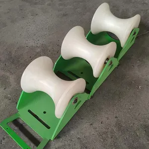 Triple Pulley | 5mm Thickened Steel Triangular Base + Nylon Pulleys | Seamless Welding | 58cm Total Width & Foldable thumbnail-4