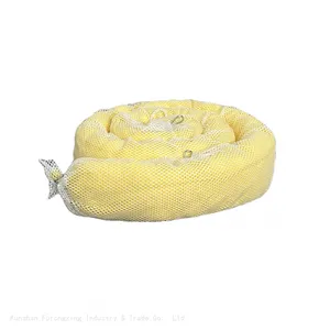 Yellow Color Chemical Hazmat Absorbent Booms For Chemical Plant thumbnail-1