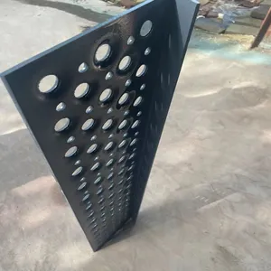 Anti-slip Perforated Mesh Pattern Plate, With Alligator Mouth Holes, Suitable for Pedestrian Walkways, Cutting and Bending Services Available thumbnail-2