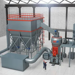 1.HCM HLM3400 Vertical Roller Mill for Cement Additive Grinding 325 Mesh D99.5 | Overseas Cement Plant Solution thumbnail-5