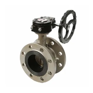 Manufacturer Direct Sales Stainless Steel Turbine Butterfly Valve Flange Type Soft Seal Butterfly Valve thumbnail-3