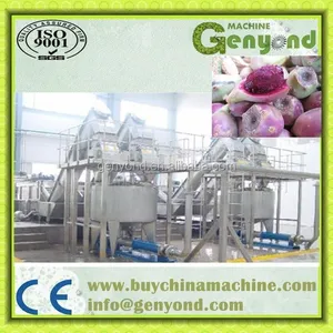 Factory Genyond Complete Prickly Pear Fruit Juice Paste Production Line / Prickly Pear Jam Processing Plant Making Machine thumbnail-4