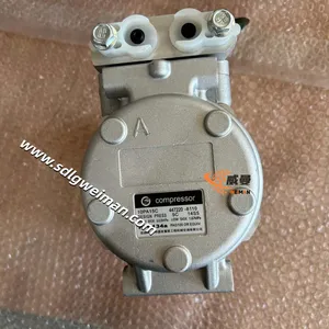 Hyundai Excavator Parts Genuine 11Q6-90091 COMPRESSOR for R210LC7 thumbnail-2