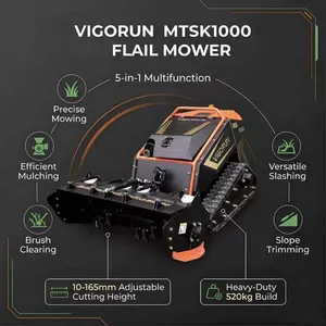 MTSK1000 RC Mower Crawler Type Mower 10-165mm Adjustable EPA Euro5 RC Multitask Vehicle for Landscape Vigorun thumbnail-1