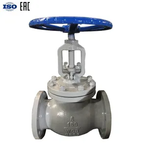 ANSI Class 150 Cast Steel Globe Valve Low Pressure Industrial Control Valve thumbnail-3